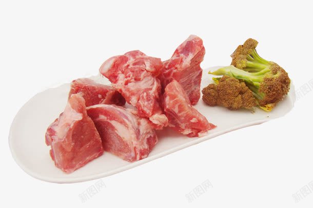 美味食物制作png免抠素材_88icon https://88icon.com 冷鲜猪肉 排骨 猪大骨 猪脊骨 美食 腔骨 花菜 龙骨