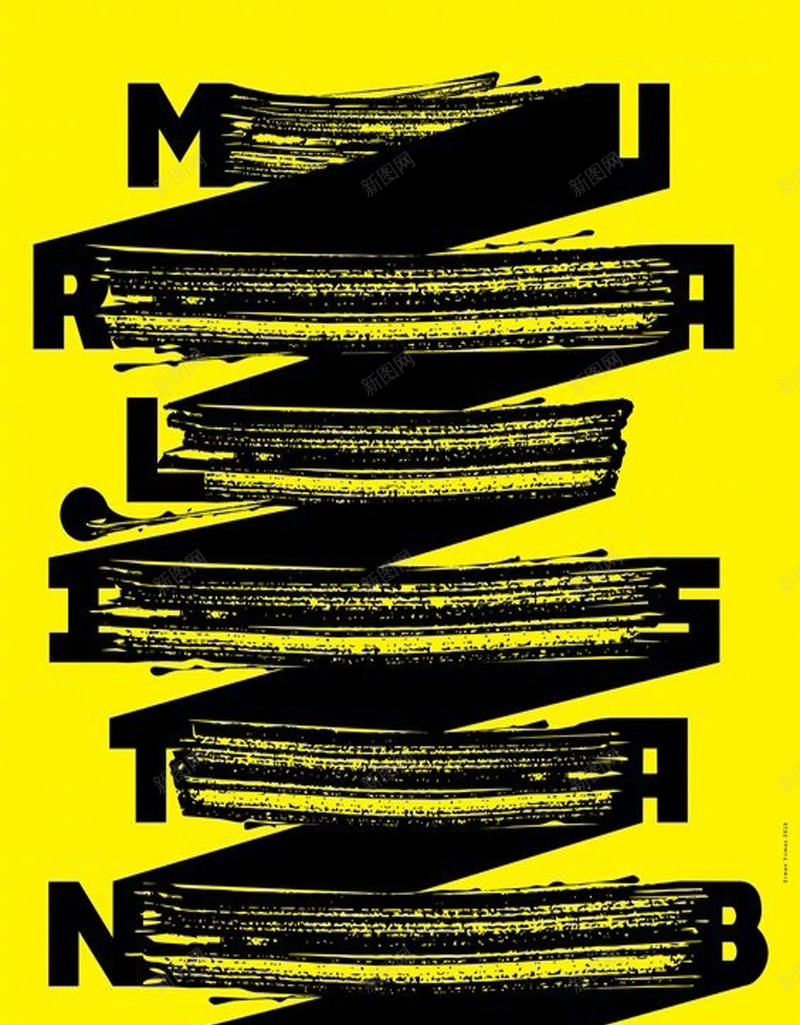 创意文字海报jpg设计背景_88icon https://88icon.com 个性 字母 文字 文艺 欧式 特色 黄色 黑色