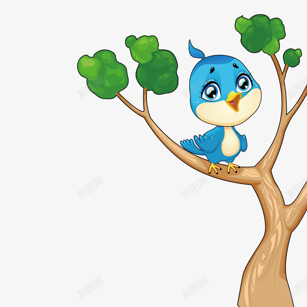 树上小鸟png免抠素材_88icon https://88icon.com 春天 树枝 鸟儿 麻雀
