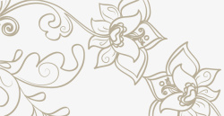 植物卷藤花朵底纹图片复古兰花底纹矢量图高清图片