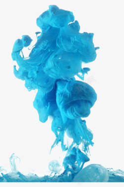 蓝色烟雾3素材