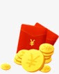 红包现金png免抠素材_88icon https://88icon.com 现金 红包 金币