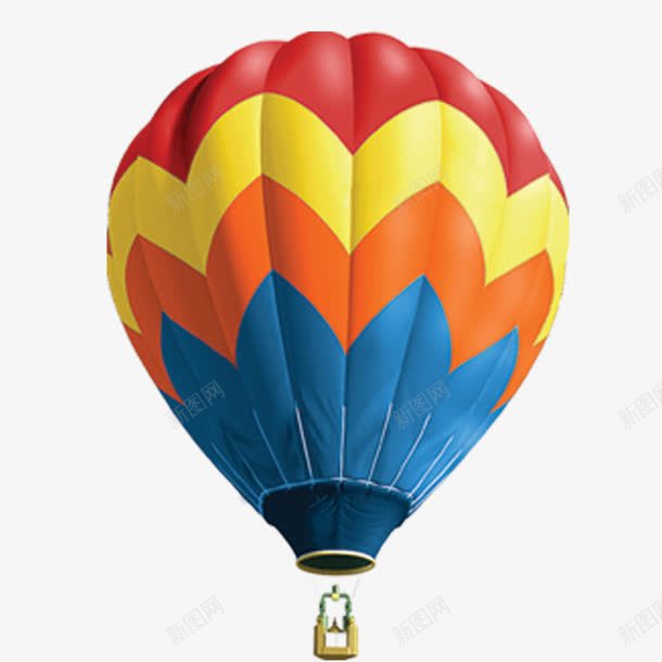 彩色条纹热气球png免抠素材_88icon https://88icon.com 彩色 条纹 热气球