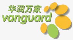 卖场广告华润万家新LOGO图标高清图片