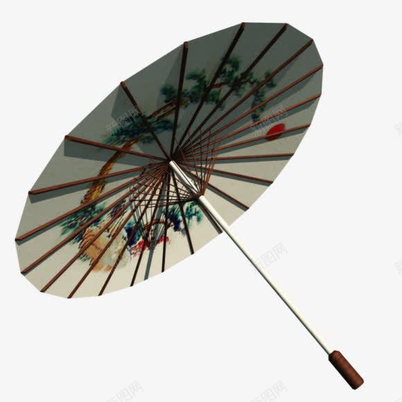 雨伞png免抠素材_88icon https://88icon.com 中国风 山水画 雨伞