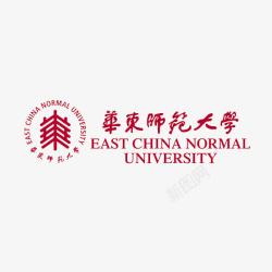 华东华东师范大学LOGO商标图标高清图片