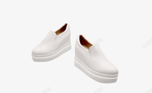 新潮厚底学生白鞋png免抠素材_88icon https://88icon.com 一脚蹬白鞋 厚底白鞋 增高白鞋 小白鞋