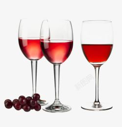 红色葡萄酒杯素材