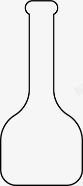 黑色线条手绘碎酒瓶矢量图图标图标