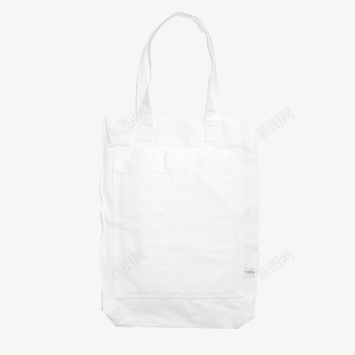 长款纯白色帆布包png免抠素材_88icon https://88icon.com 印花 布包 布袋 帆布包 帆布袋 白色帆布包 简约图案 米白色 长款纯白色