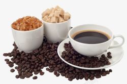 黑咖啡制作焦糖玛其朵咖啡高清图片