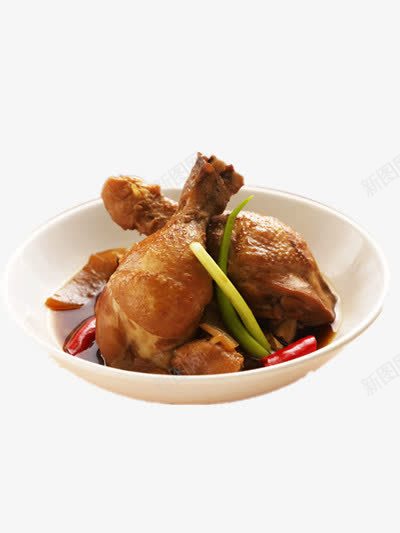 红烧鸡腿png免抠素材_88icon https://88icon.com 美食元素 食品 鸡腿图片 鸡腿素材