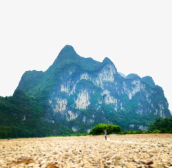 桂林旅游山水九马画山素材