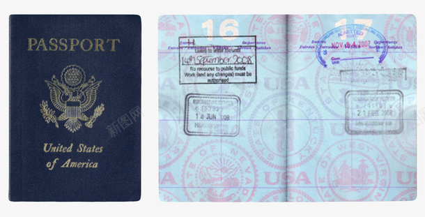 蓝色封面美国护照和翻开的护照实png免抠素材_88icon https://88icon.com 公民 印章 国境 国籍 居留 打开 护照本 旅行 盖章 翻开 蓝色封面美国护照和翻开的护照实物免费下载 证件 证明 身份 通行证