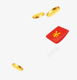 悬浮金币红包金币悬浮高清图片