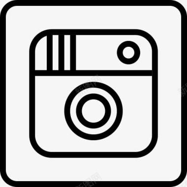 照片相机图像Instagram标志图标图标