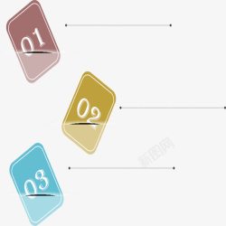 旅行计划表数字分类标签高清图片