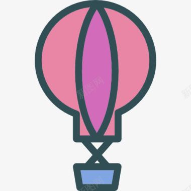 热气球背景图片热气球图标图标