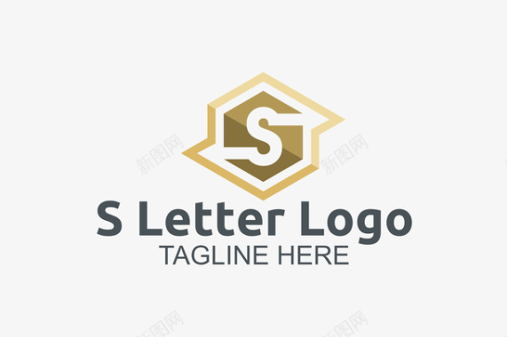 写字书桌大写字母logo矢量图图标图标