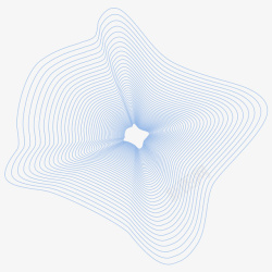 极细线条蓝色线条波纹高清图片