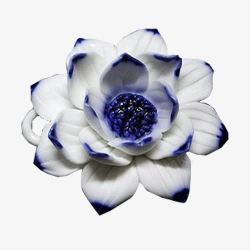 中式瓷器陶瓷花朵高清图片