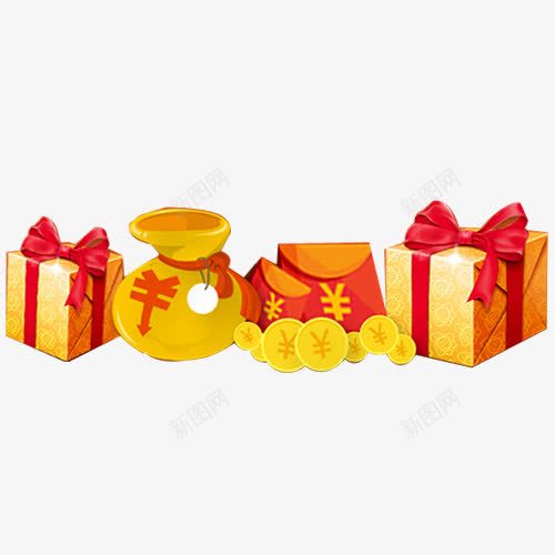 红包礼品金币png免抠素材_88icon https://88icon.com 充值优惠 充值有礼 充值活动 礼品 福袋 空中充值 红包 话费充值 送金币