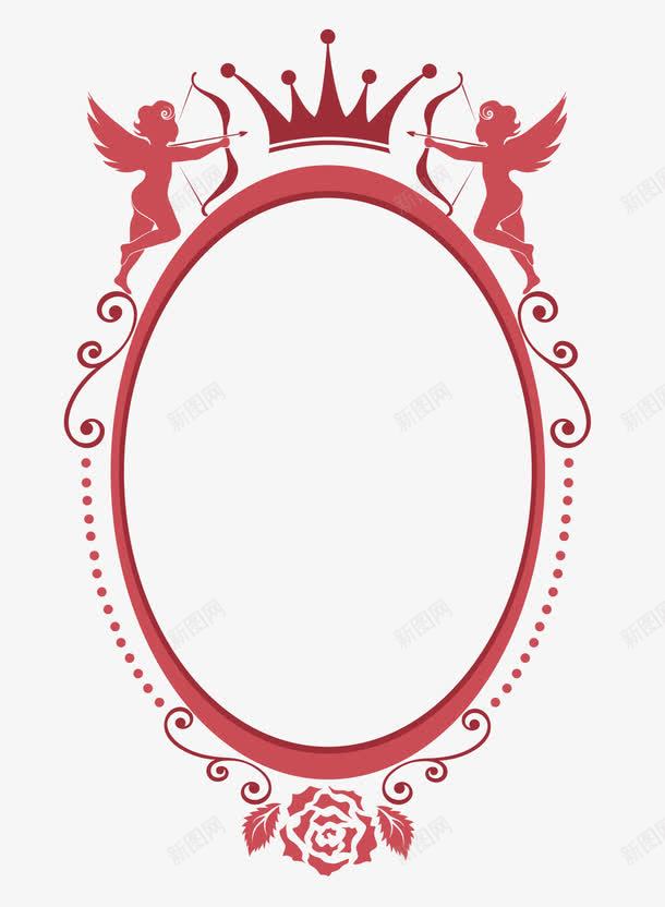 丘比特皇冠边框png免抠素材_88icon https://88icon.com 宫廷边框 欧式花纹 皇冠 皇冠边框 皇室边框 皇家边框 花纹边框 边框 边框矢量图 边框设计