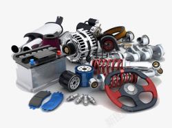 汽车配件工业生产汽车汽车引擎零件高清图片