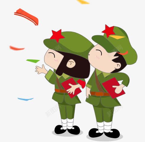 卡通革命红军人物png免抠素材_88icon https://88icon.com 人物 卡通 素材 红军 革命