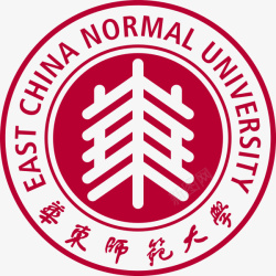 红色教育华东师范大学logo图标高清图片