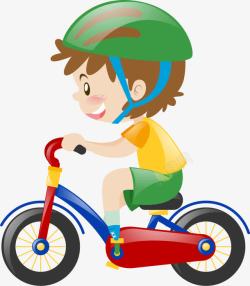 小朋友学骑车骑自行车高清图片