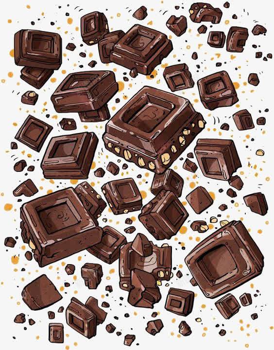 创意破碎巧克力png免抠素材_88icon https://88icon.com 卡通 巧克力 手绘 插画 炸裂 破碎 美食 零食