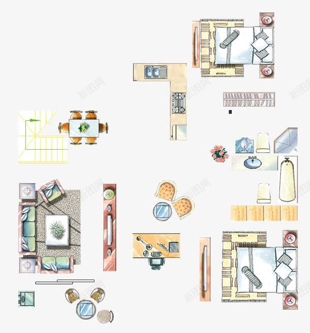 彩平图png免抠素材_88icon https://88icon.com 俯视图沙发 地产后期家居家具 地产家具 室内俯视图 室内设计 家居装修 家装布局 平彩图 平面户型图 平面户型图卧室床素材 床平面图 彩平图 彩平图家具 户型图家具 户型家居 房地产家居摆设 房间俯视图 房间平面图 装修家具 装修设计