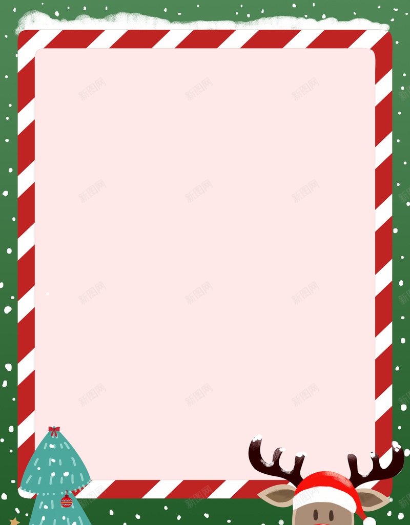 圣诞节彩色边框卡通手绘海报背景psd设计背景_88icon https://88icon.com 促销 卡通 圣诞节 彩色 手绘 海报 背景 边框