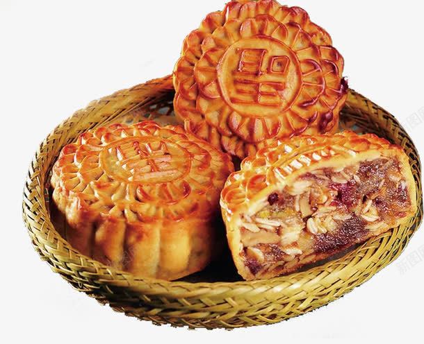 一盆月饼png免抠素材_88icon https://88icon.com 中秋 中秋节 五仁月饼 月饼 甜食 竹篓 美食 艺术字 节庆 节日 食物