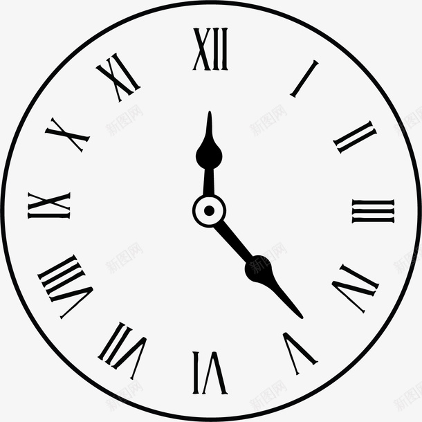 时钟刻度矢量图ai免抠素材_88icon https://88icon.com 圆圈刻度 手表表面 早中晚表 时钟 时钟刻度 时间 时间盘 矢量图 罗马数字 钟表