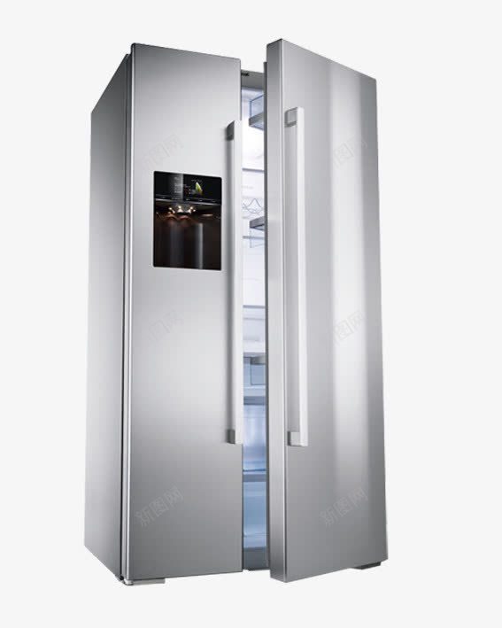 打开门的智能冰箱png免抠素材_88icon https://88icon.com 冰柜 冰箱 制冷 双开门冰箱 多门冰箱 家用电器 对开门冰箱 智能冰箱 电器