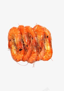 美极串烤虾烧烤虾群高清图片