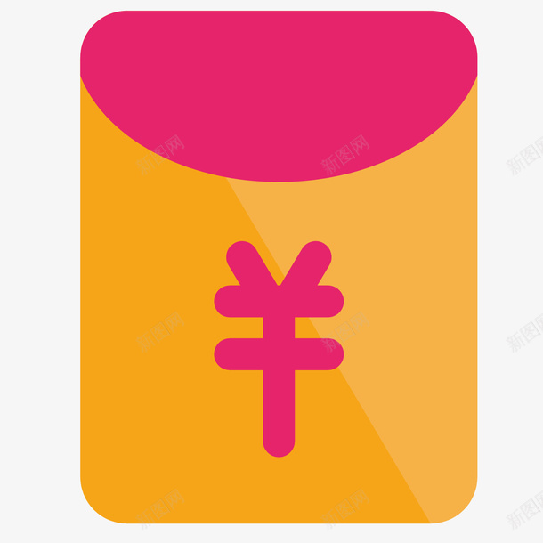 黄色的红包png免抠素材_88icon https://88icon.com PNG素材 人民币符号 红包 黄色