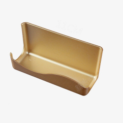 金色金属材质名片盒名片座名片架素材