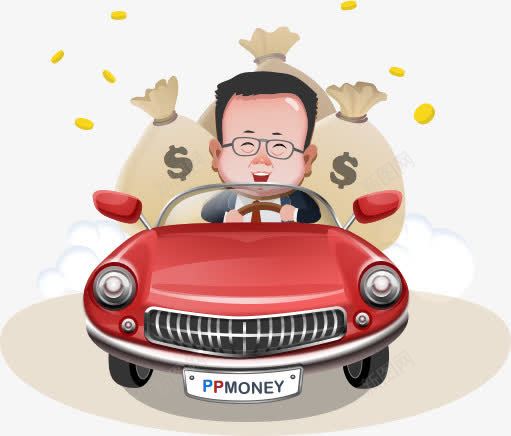 汽车钱袋开车赚钱了png免抠素材_88icon https://88icon.com 开车 汽车 赚钱 钱袋