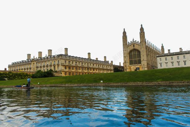 剑桥大学的河流png免抠素材_88icon https://88icon.com 古典 小船 河水 白色建筑