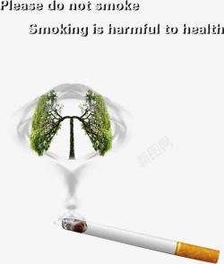 禁烟广告戒烟公益PSD展板高清图片