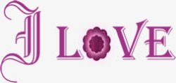 紫色花纹婚礼文字素材