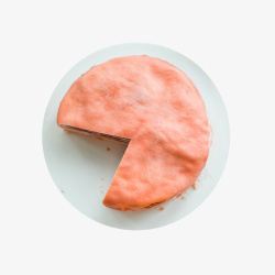 广东点心粉色提拉米苏蛋糕高清图片