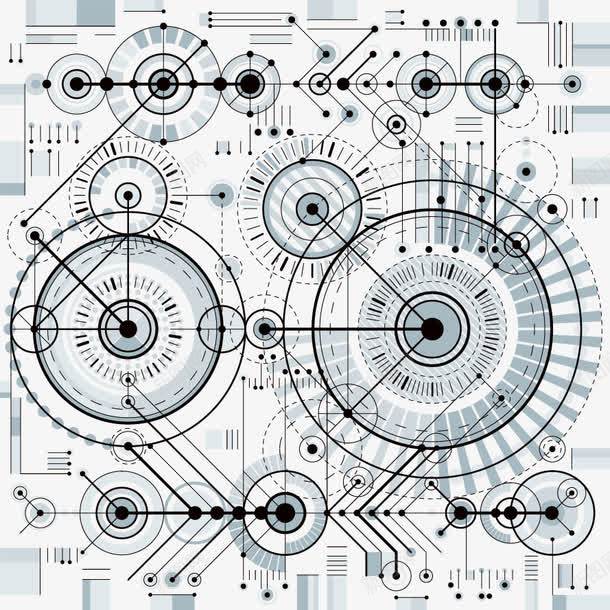 精美主题工程机械图纸素矢量图eps免抠素材_88icon https://88icon.com 工业 工程 机械 设计图纸 矢量图