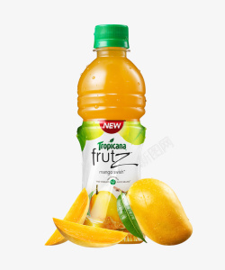 芒果汁产品实物芒果汁手绘芒果高清图片
