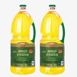 两瓶金龙鱼橄榄油素材