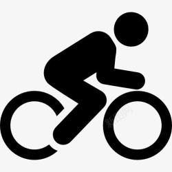 运动运输自行车图标高清图片
