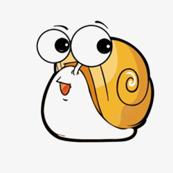 乖巧可人可爱的蜗牛高清图片